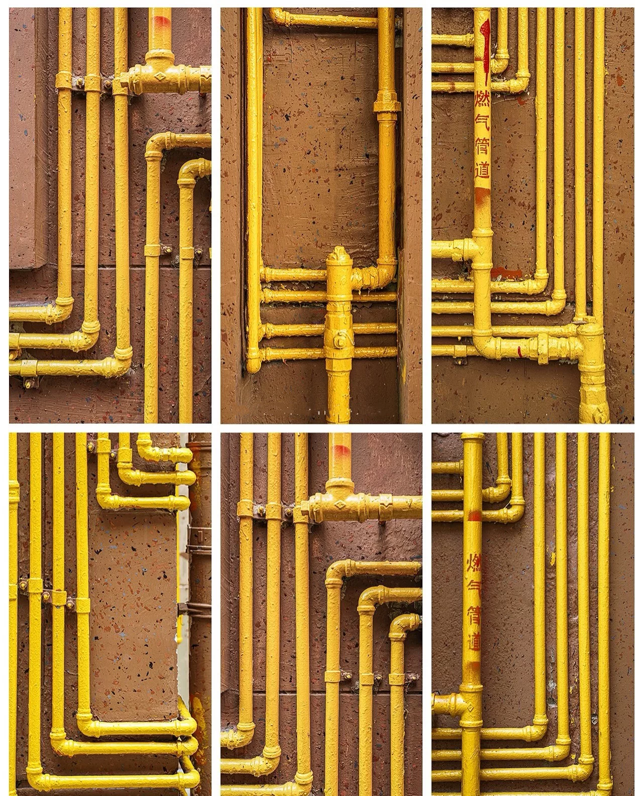 Pipe Fitting In The Gas System
