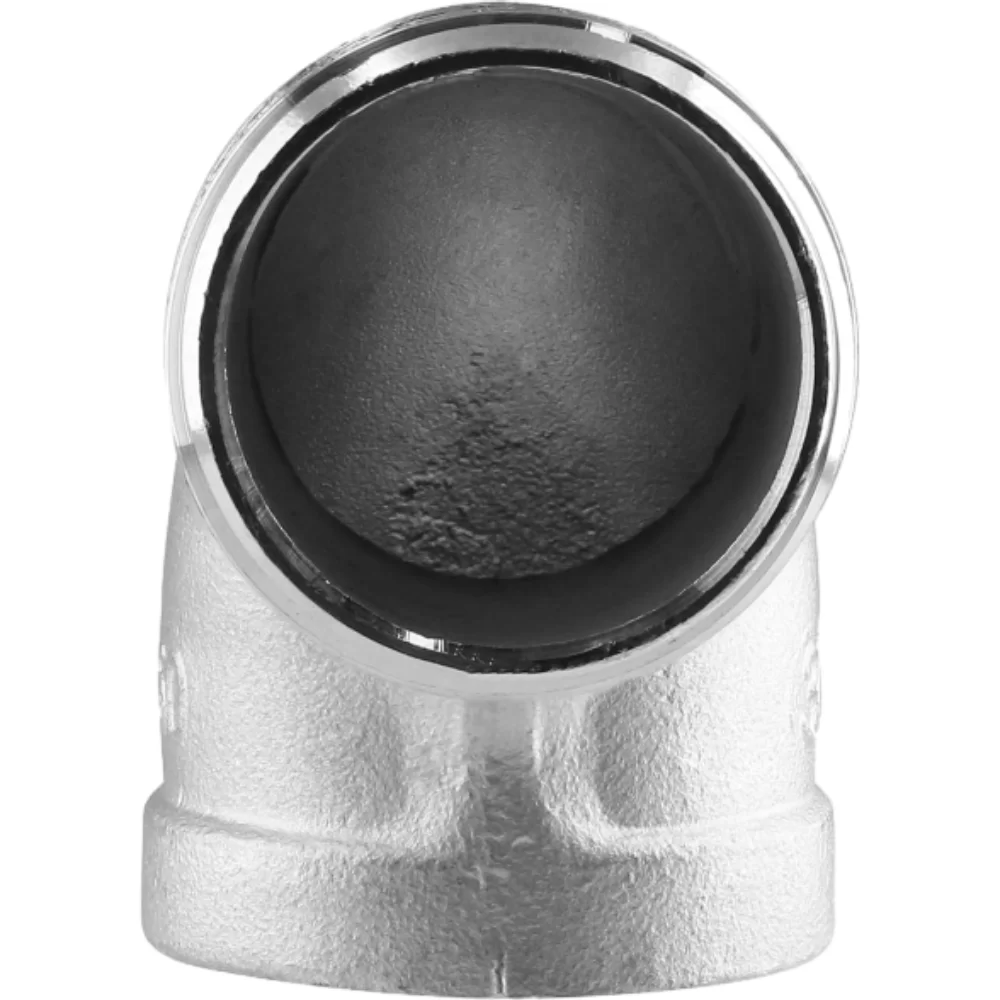 90° Stainless Steel Pipe Elbow With Internal And External Threads