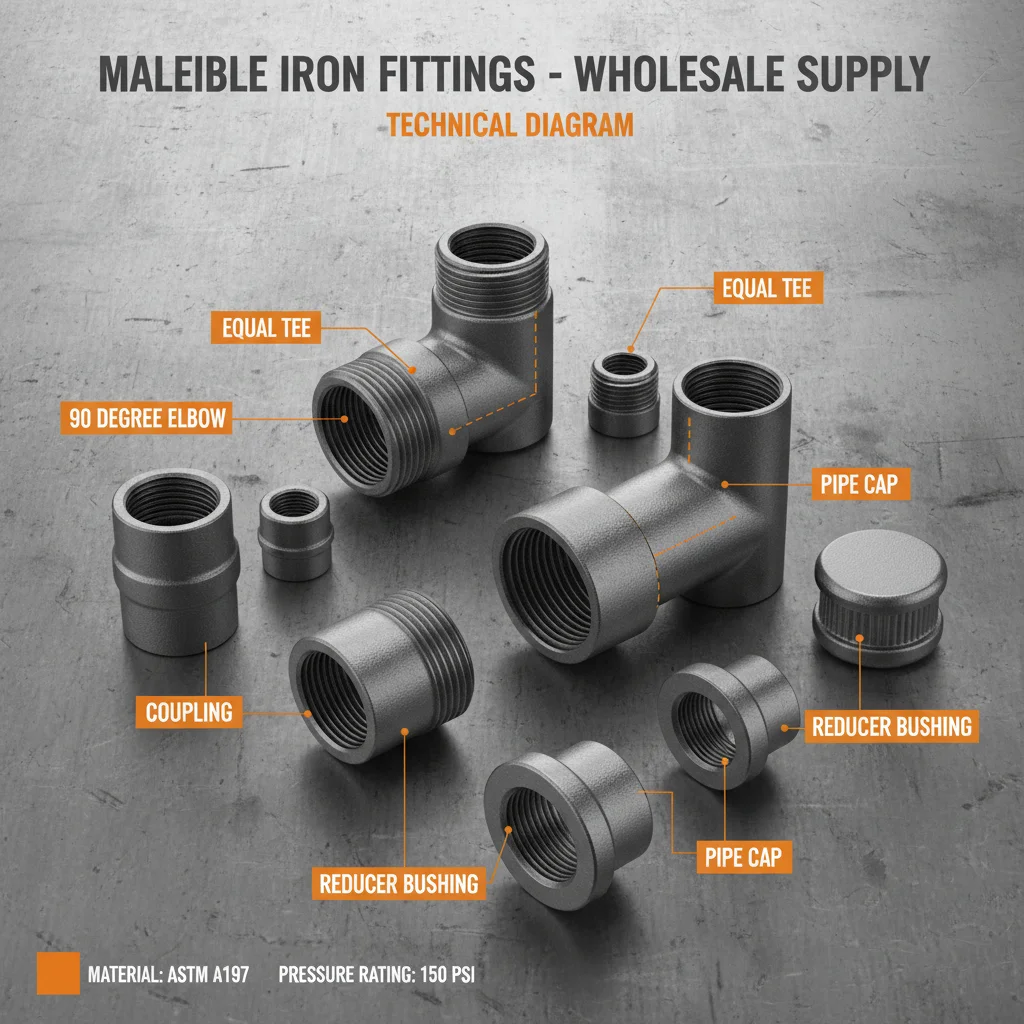 Comprehensive Guide to Wholesale Black Malleable Fittings for Industrial Use