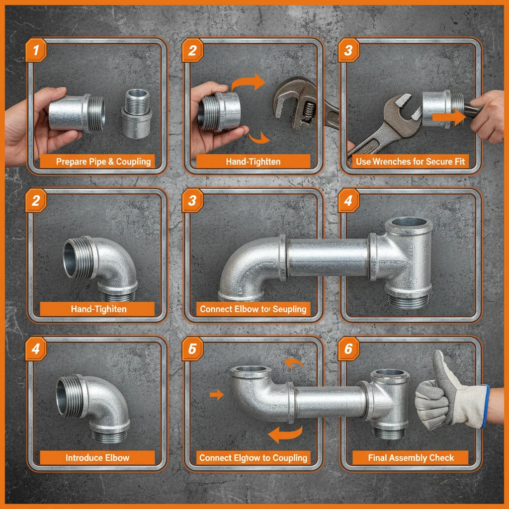 High Quality 3 inch galvanized pipe fittings for Industrial Use