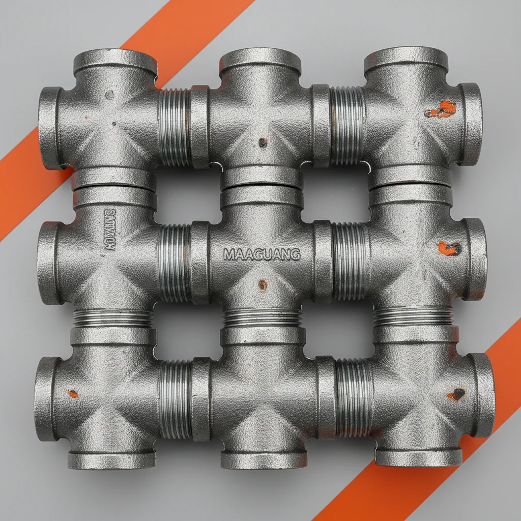 High Quality 3 way galvanized pipe fittings for Industrial Use