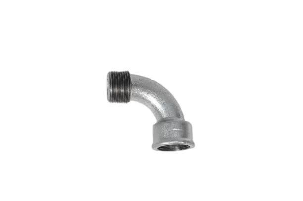 تجهيزات أنابيب حديدية قابلة للطرق بزاوية 90 درجة M&F قصيرة الانحناء