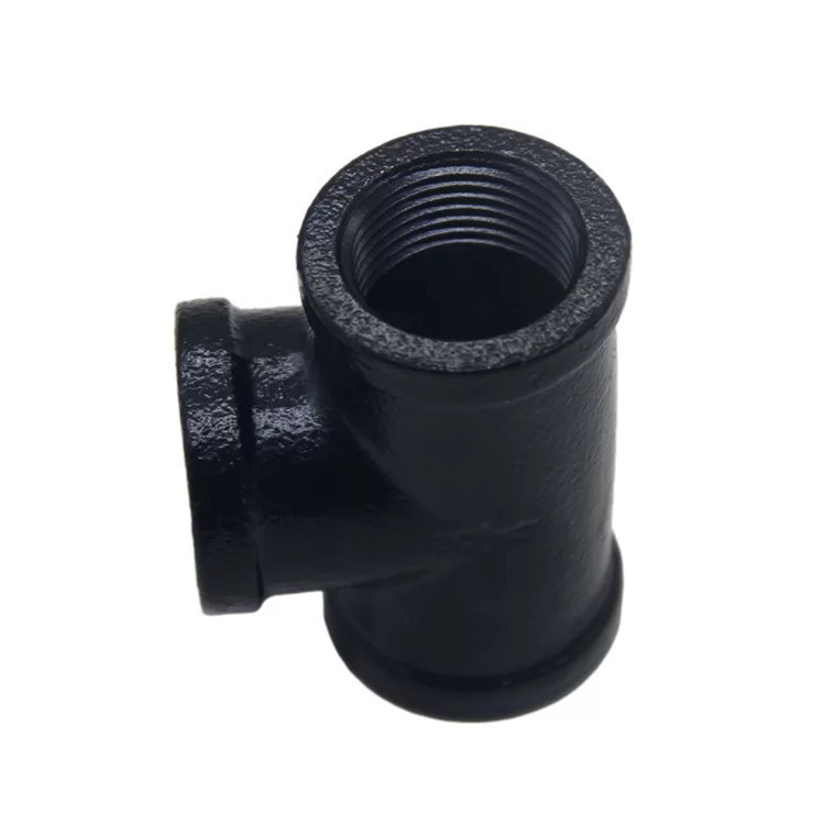 Malleable iron pipe fittings with electrophoretic coating