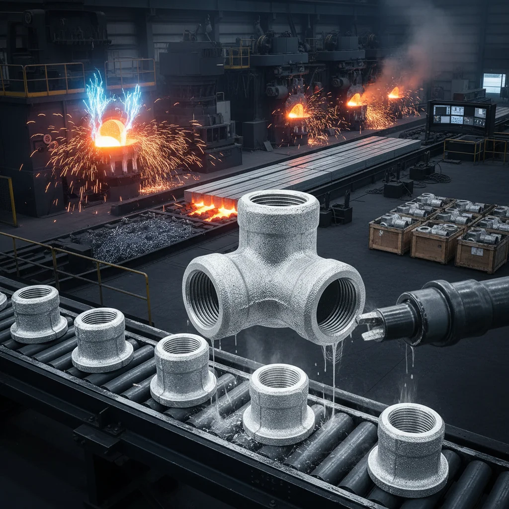High Quality Durable 5 way galvanized pipe fitting for Industry