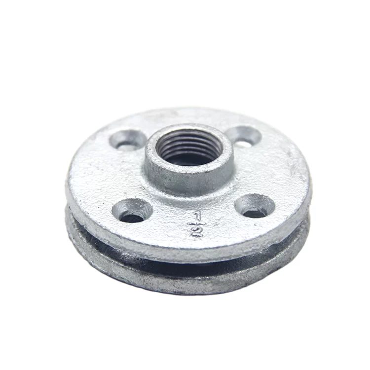 شفة خيط أنابيب الحديد المجلفن