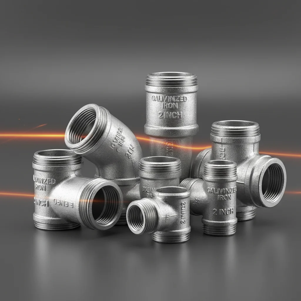 Industrial Grade 2 inch galvanized pipe fittings for Corrosion Resistance