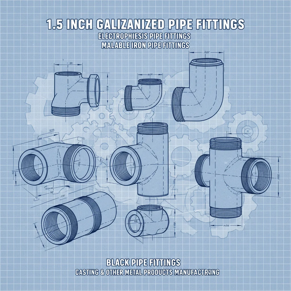 Comprehensive Guide to 1.5 Inch Galvanized Pipe Fittings and Their Applications