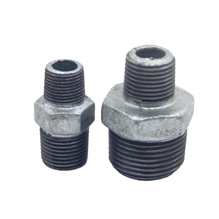 Malleable Iron Reducing Hex Nipple Pipe Fittings China Factory Suppliers