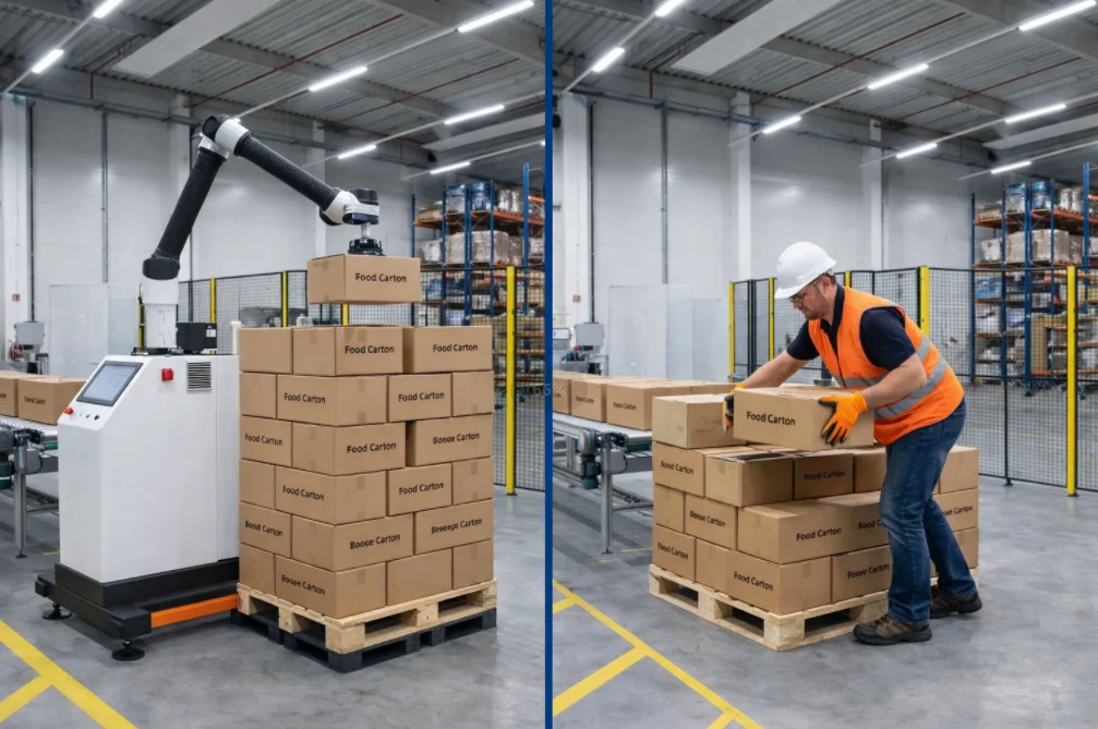 Cobot Palletizer vs Traditional Palletizing System: Which Is Better?