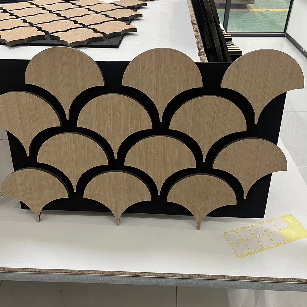 Irregular Edge Felt Acoustic Panels For Wall Decor