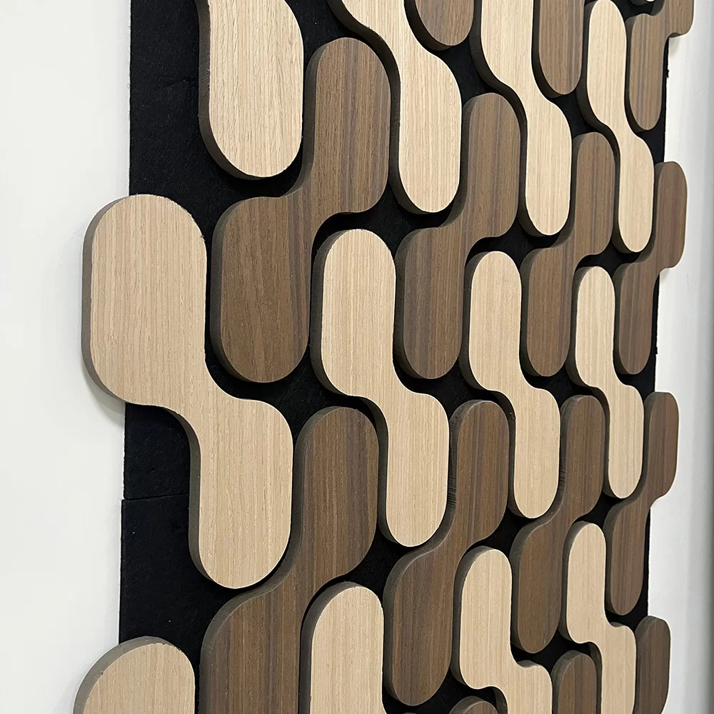 Irregular Edge Felt Acoustic Panels For Wall Decor