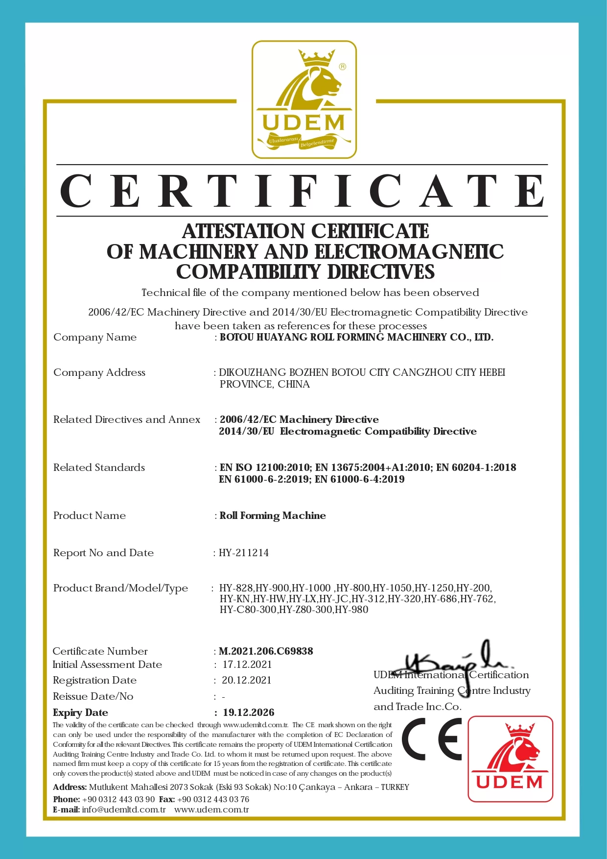 roof panel roll forming machine