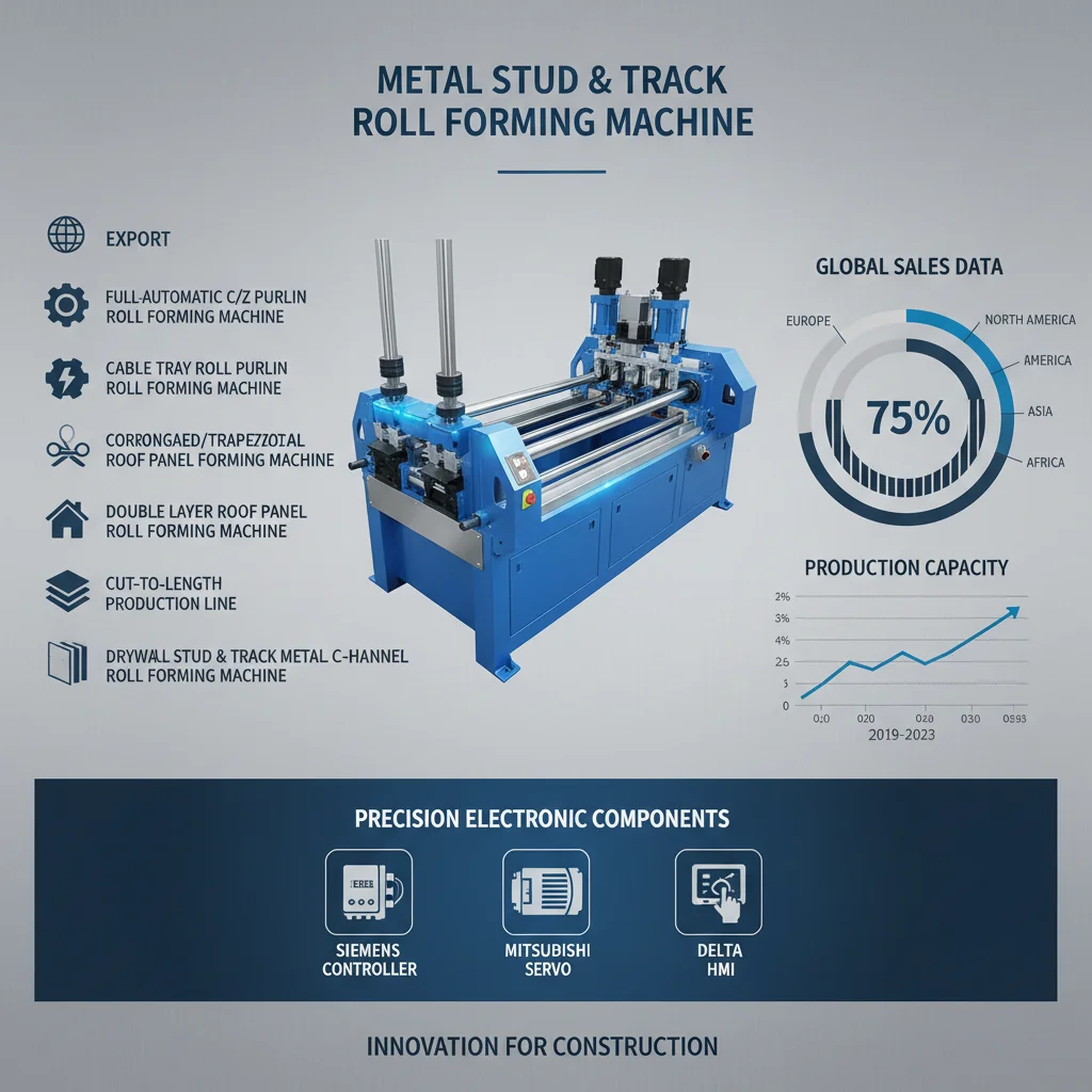 Industrial Precision Stud Track Roll Forming Engineering