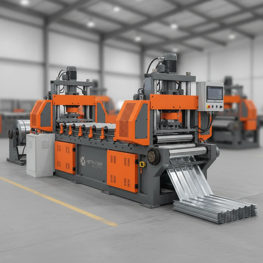 High Precision Roofing Sheet Roll Forming Machine for Construction