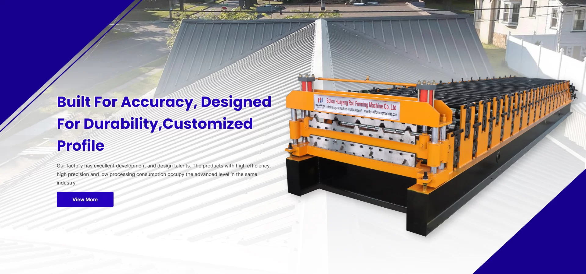 corrugated iron rolling machine