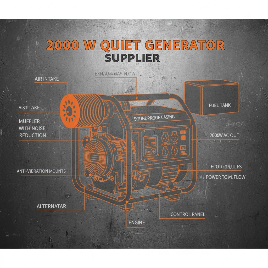 Find a Reliable 2000 Watt Quiet Generator Supplier for Your Power Needs