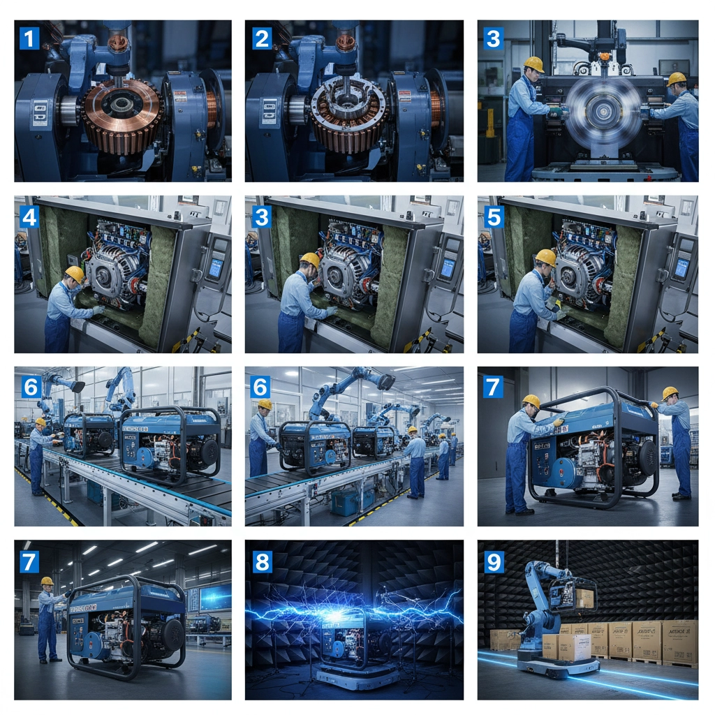 Reliable inverter generator super quiet Factory Solutions