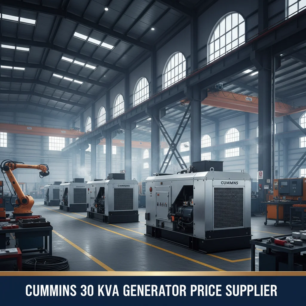 Reliable Cummins 30 kVA Generator Price Supplier for Construction Power Solutions