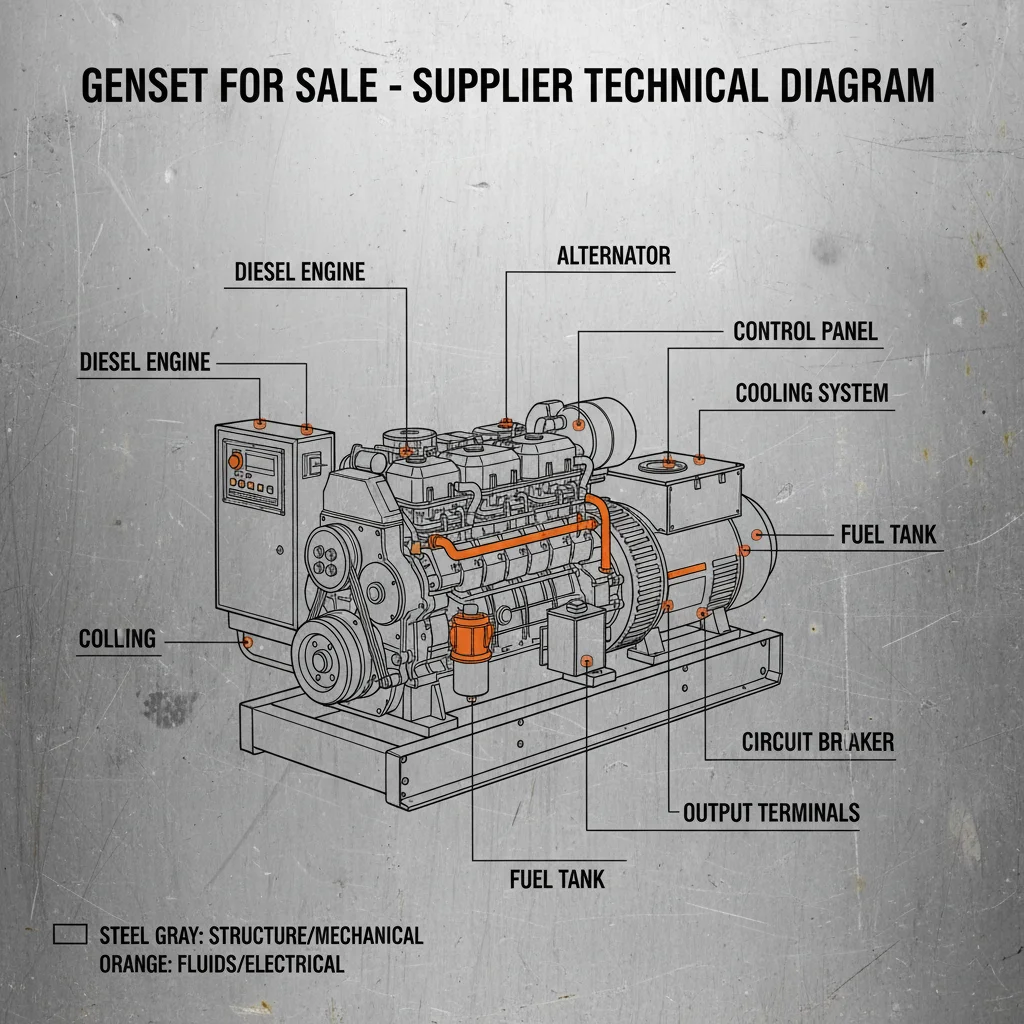 Reliable Genset for Sale Supplier Powering Your Business Solutions