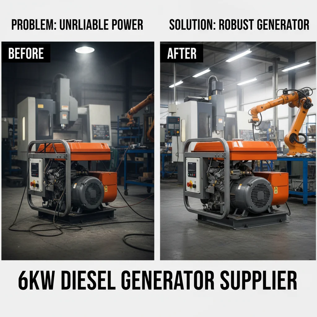 Reliable 6kw Diesel Generator Supplier for Power Solutions