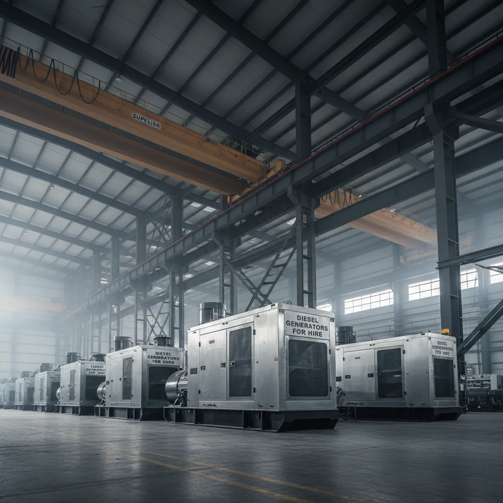 Reliable Diesel Generators for Hire Supplier DBD Generator Solutions