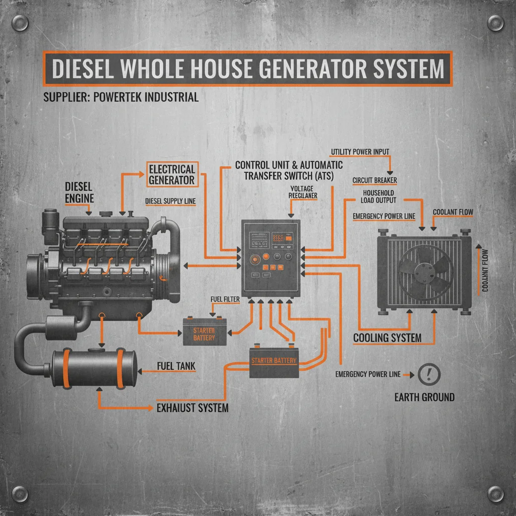 Reliable Diesel Whole House Generator Supplier for Uninterrupted Power Solutions