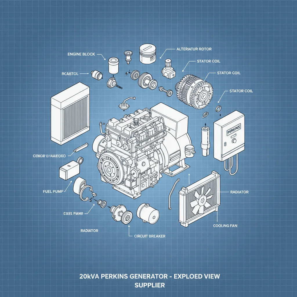 Reliable 20kva Perkins Generator Supplier for Construction and Industrial Needs