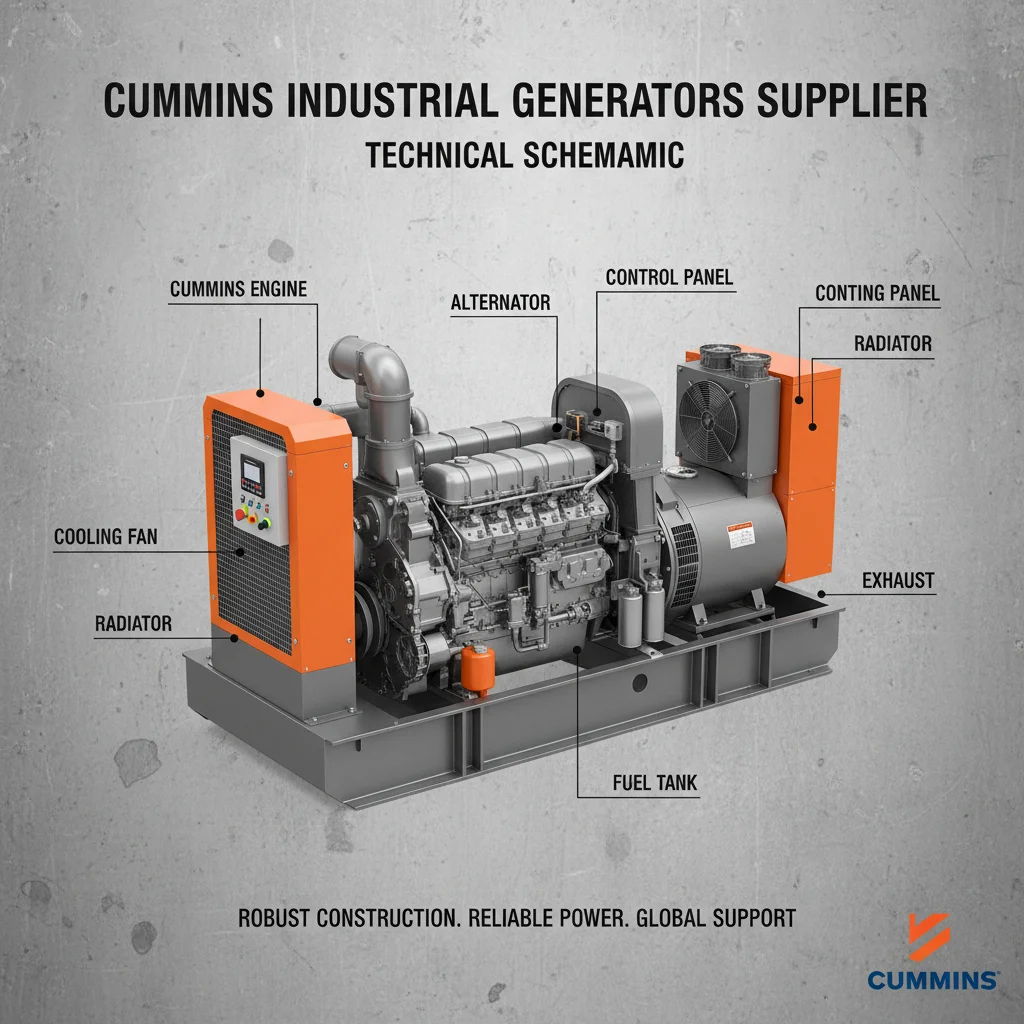 Cummins Industrial Generators Supplier Powering Businesses with Reliable Solutions