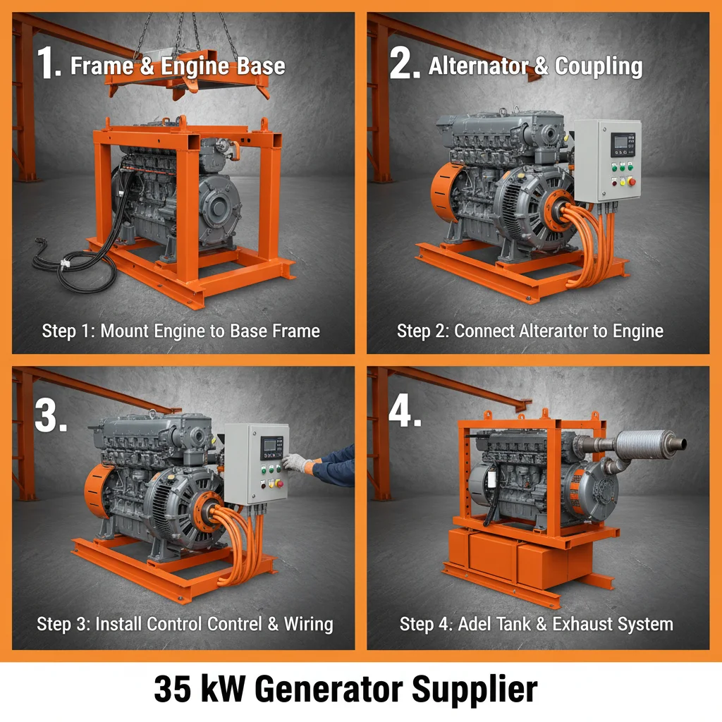 Reliable 35 kw generator Supplier for Industrial Power Solutions