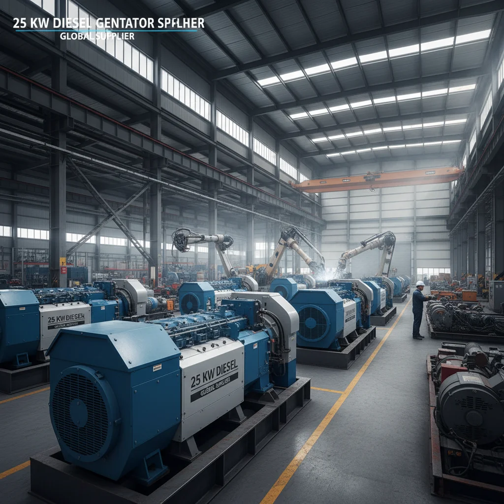 Reliable 25 kw diesel generator Supplier for Power Backup