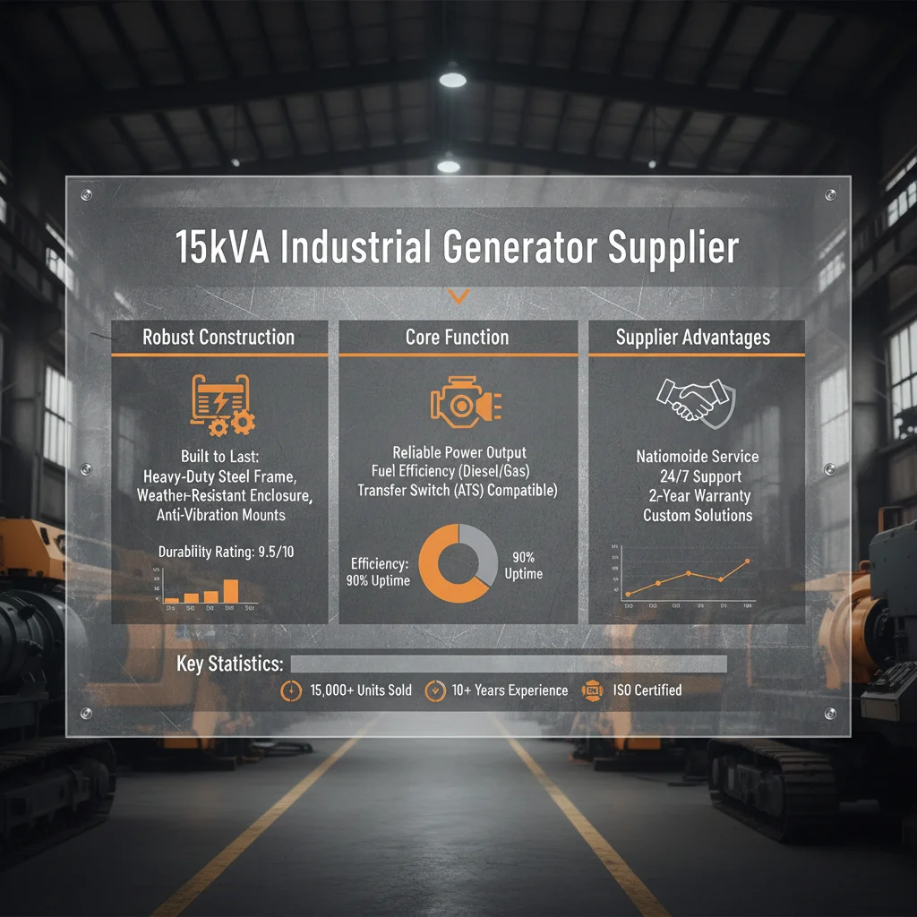 Comprehensive Guide to Selecting the Right 15kva Generator Supplier