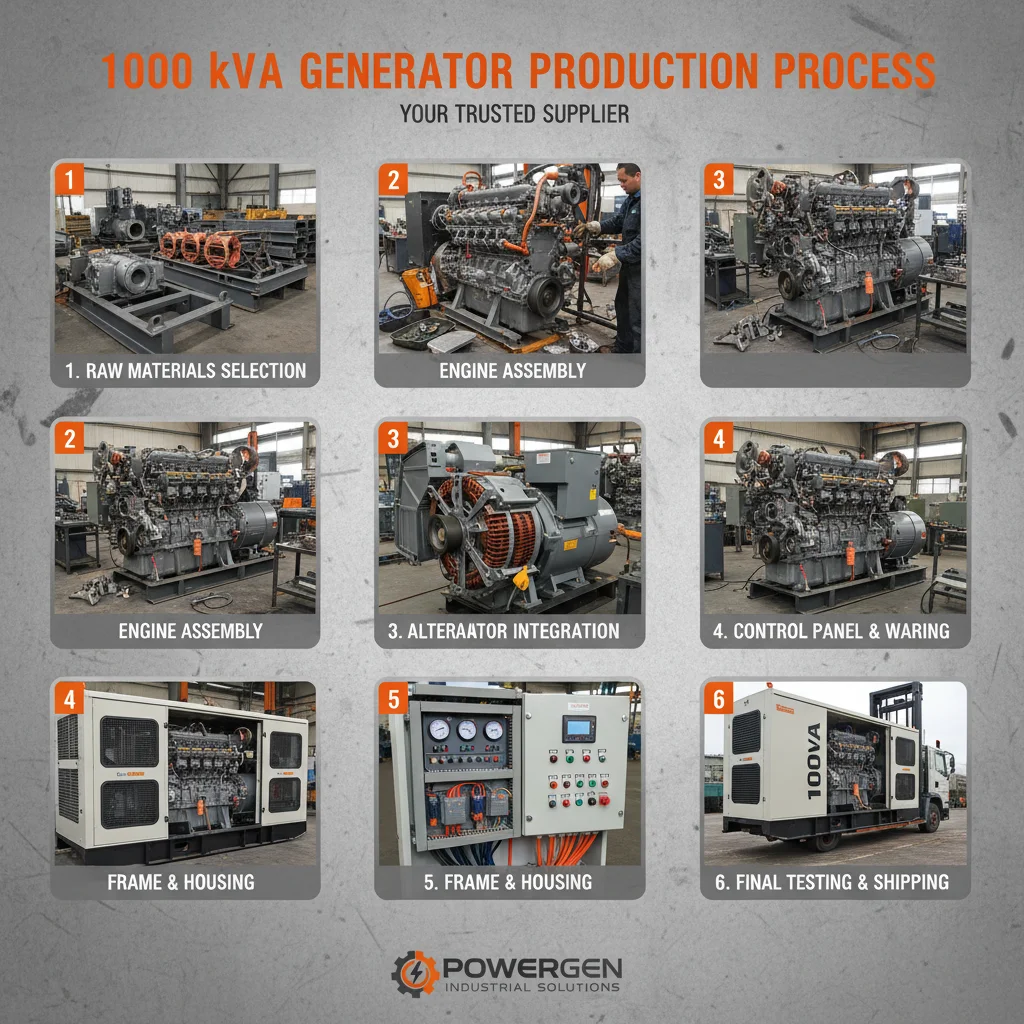 Reliable 1000kva generator price Supplier for Industrial Power