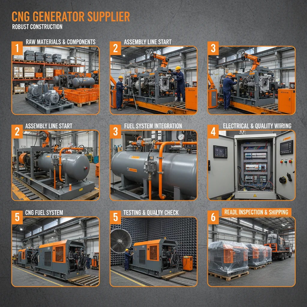 Professional cng generator Supplier for Sustainable Industrial Power
