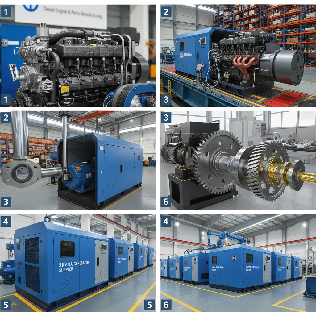 Reliable 5 kv ka generator price Supplier for Industrial Power