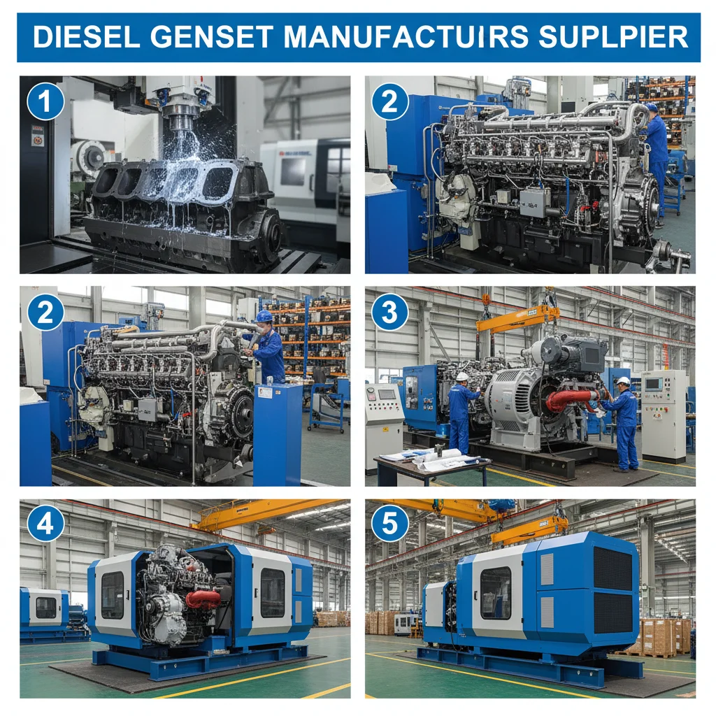 Reliable diesel genset manufacturers Supplier for Power Solutions