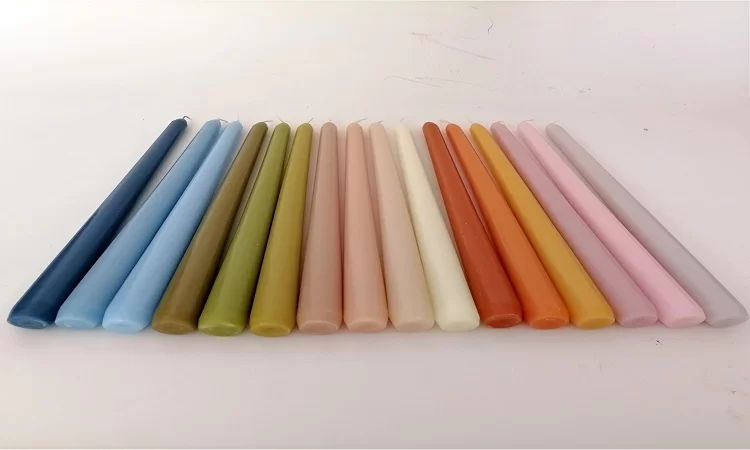 Lebendige 10″ und 12″ Sojawachs-Spitzkerzen – verschiedene Farben