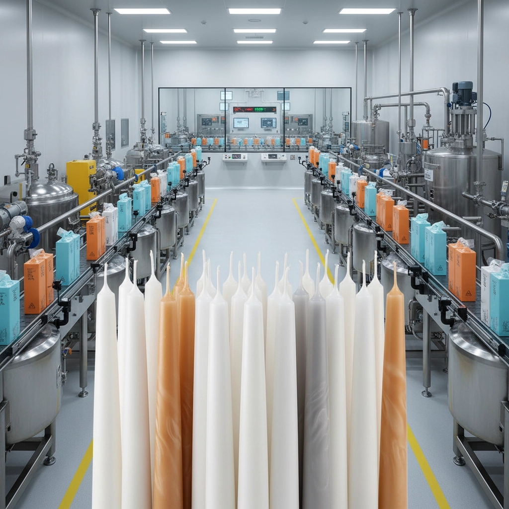 Technical Guide to High Quality Long Stick Candle Production