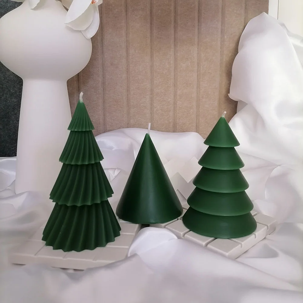 Maßgeschneidertes Weihnachtsbaumkerzen-Set für die Heimdekoration