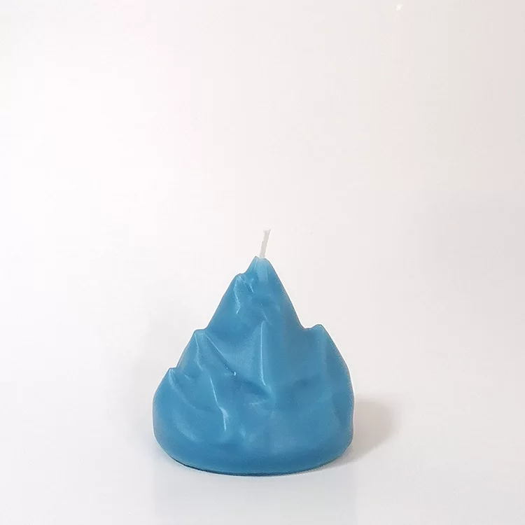 Natürliche 3D-Duftkerzen in Bergform | Kiefern- und Zedernholzduft | Öko-Sojawachs-Wohnkultur