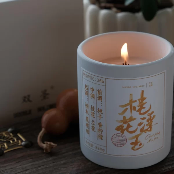 Keramische Behälterkerzen