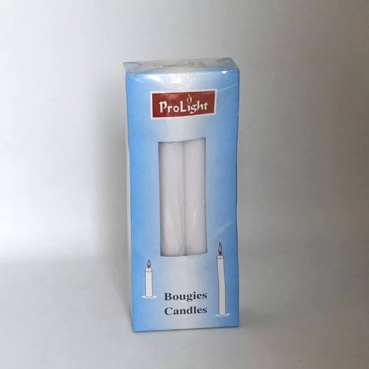 White Stick Bougies Long Burning Pillar Stick Paraffinwachs Haushaltskerze Großhandel für den Kameruner Markt