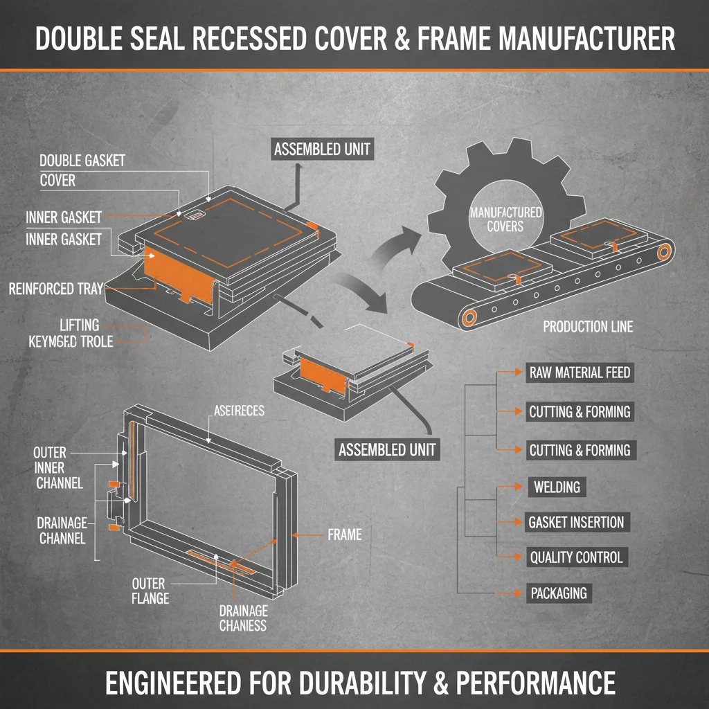 Precision Engineered Recessed Covers Frames for Durability