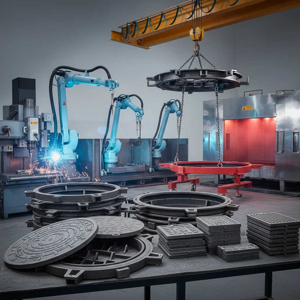 Professional Manhole Cover and Frame Factory for Urban Infrastructure