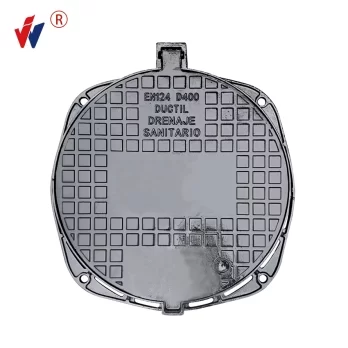 Tampa de bueiro de ferro dúctil LWSC8001 LWRC1004-2