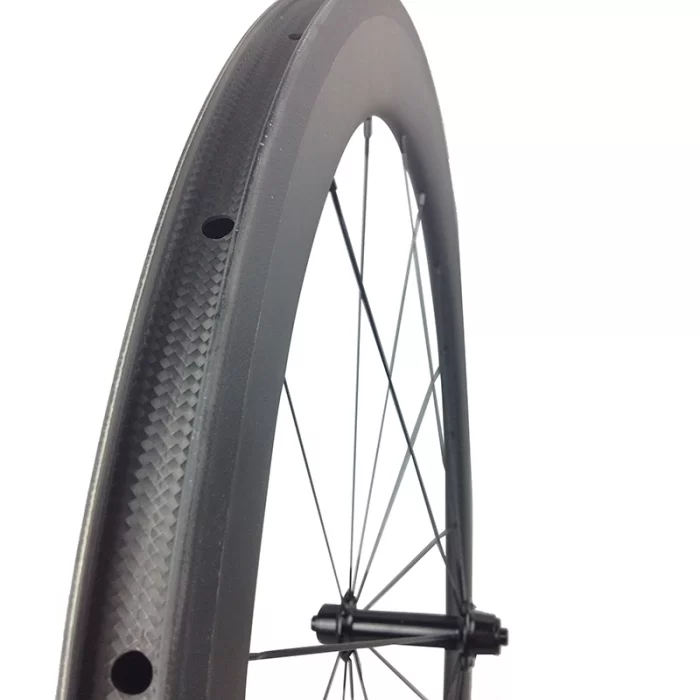 Full Carbon Aero Bike Wheels – 50mm Deep Clincher Wheelset