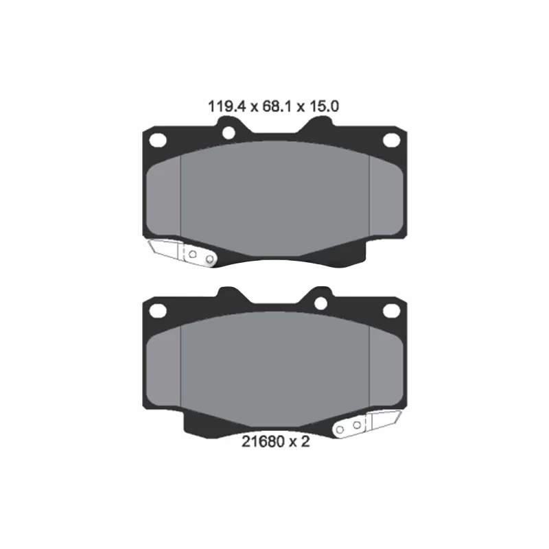 Ceramic Front Brake Pads 04465-0K020 04465-04030 04465-0K070 For toyota