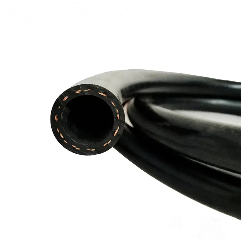 Black Hydraulic Oil Fuel Hose High Pressure Fuel Line NBR Rubber Hose for Automotive