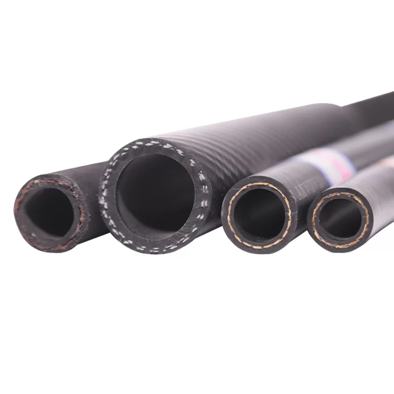 Black Hydraulic Oil Fuel Hose High Pressure Fuel Line NBR Rubber Hose for Automotive