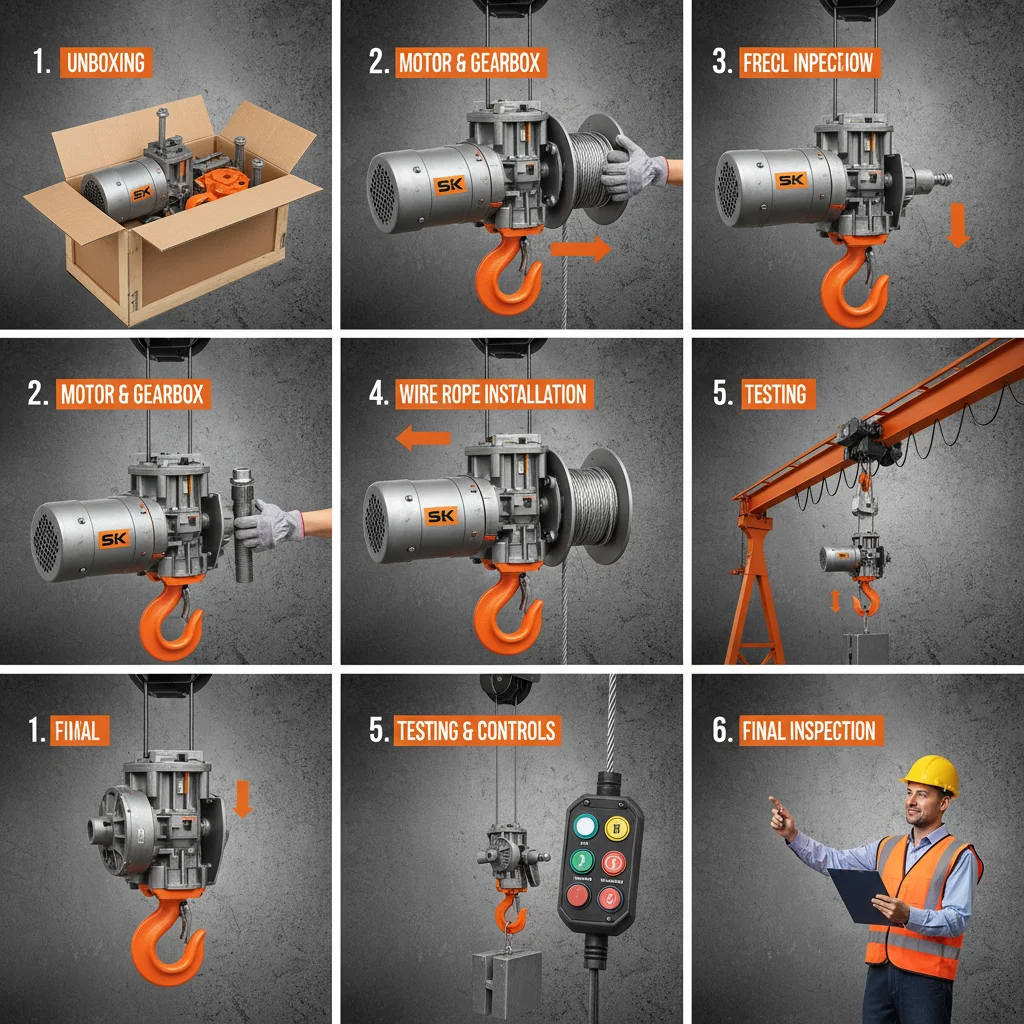 Sk Electric Hoist A Comprehensive Guide to Features and Applications