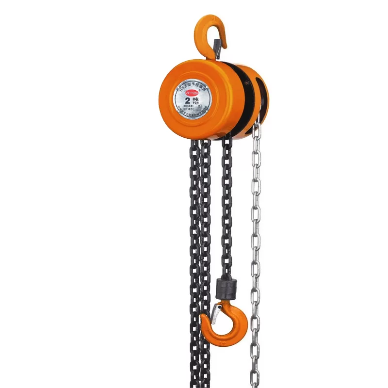 High Quality 2 Ton Chain Pulley Block Manual Chain Hoist Construction Hoist